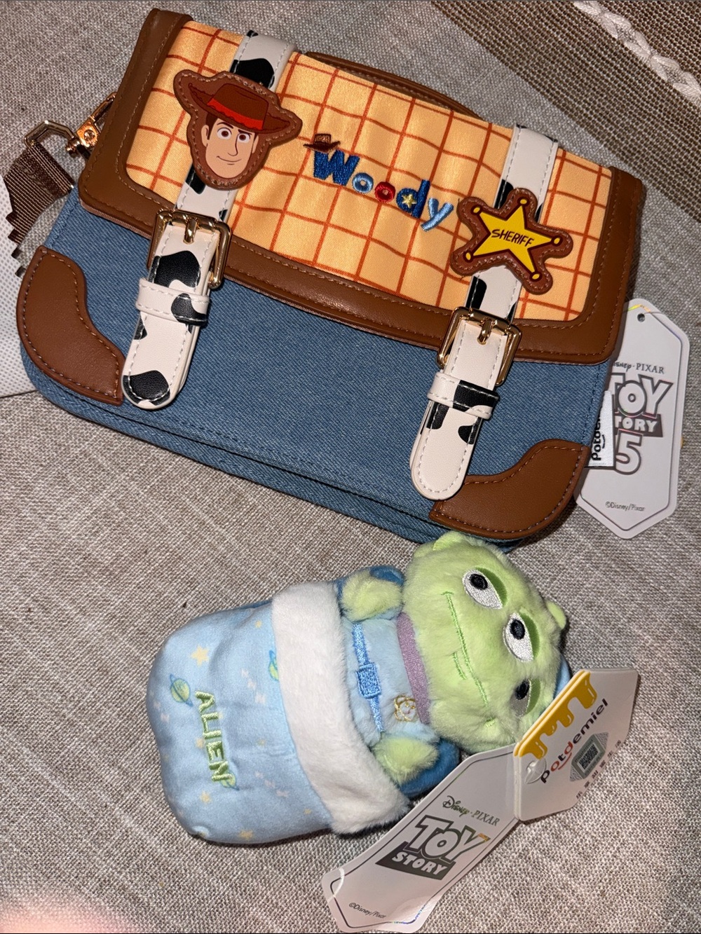 Disney Woody Mini Crossbody Bag - Yellow, Blue & Brown - Picture 7 of 7